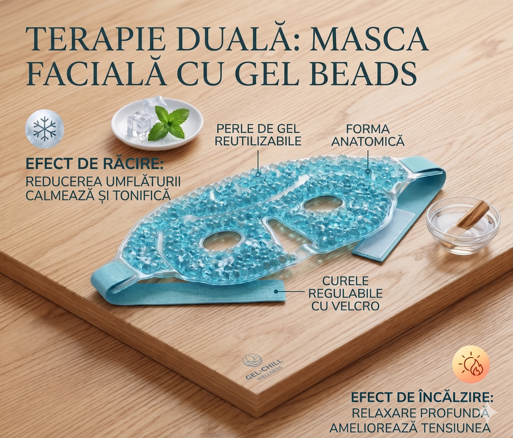 Masca Migrena Koreeana cu gel